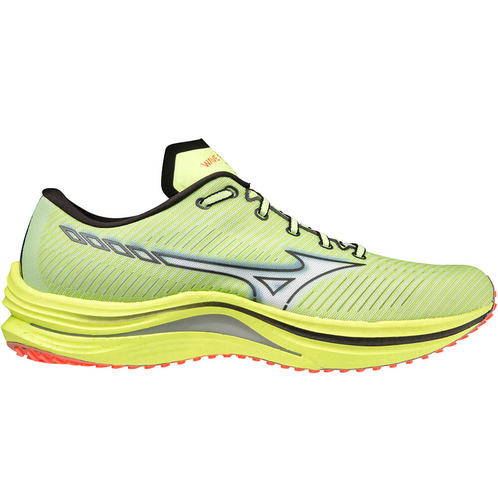 Mizuno zapatilla running hombre WAVE REBELLION lateral exterior