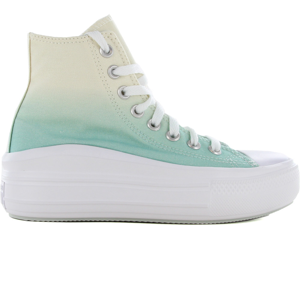 Converse zapatilla moda mujer CHUCK TAYLOR ALL STAR MOVE OMBRE PLATFORM lateral exterior