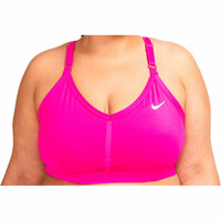 Nike sujetadores deportivos W NK DF INDY V-NECK BRA vista frontal