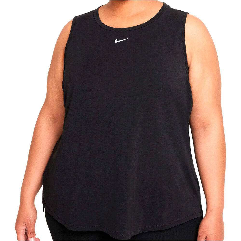 Nike camiseta tirantes fitness mujer W NK ONE LUXE DF STD TANK vista frontal