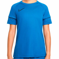 Nike camisetas entrenamiento futbol manga corta niño Y DRI FIT ACADEMY AZ vista frontal