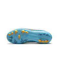 Nike botas de futbol niño cesped artificial MERCURIAL SUPERFLY JR 8 ACADEMY AG AZNA vista trasera