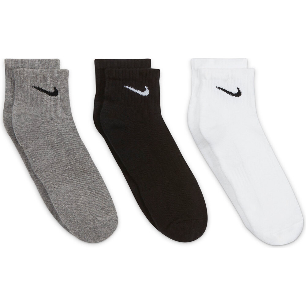 Everyday cushion 3p calcetines deportivos Gris (42-46)