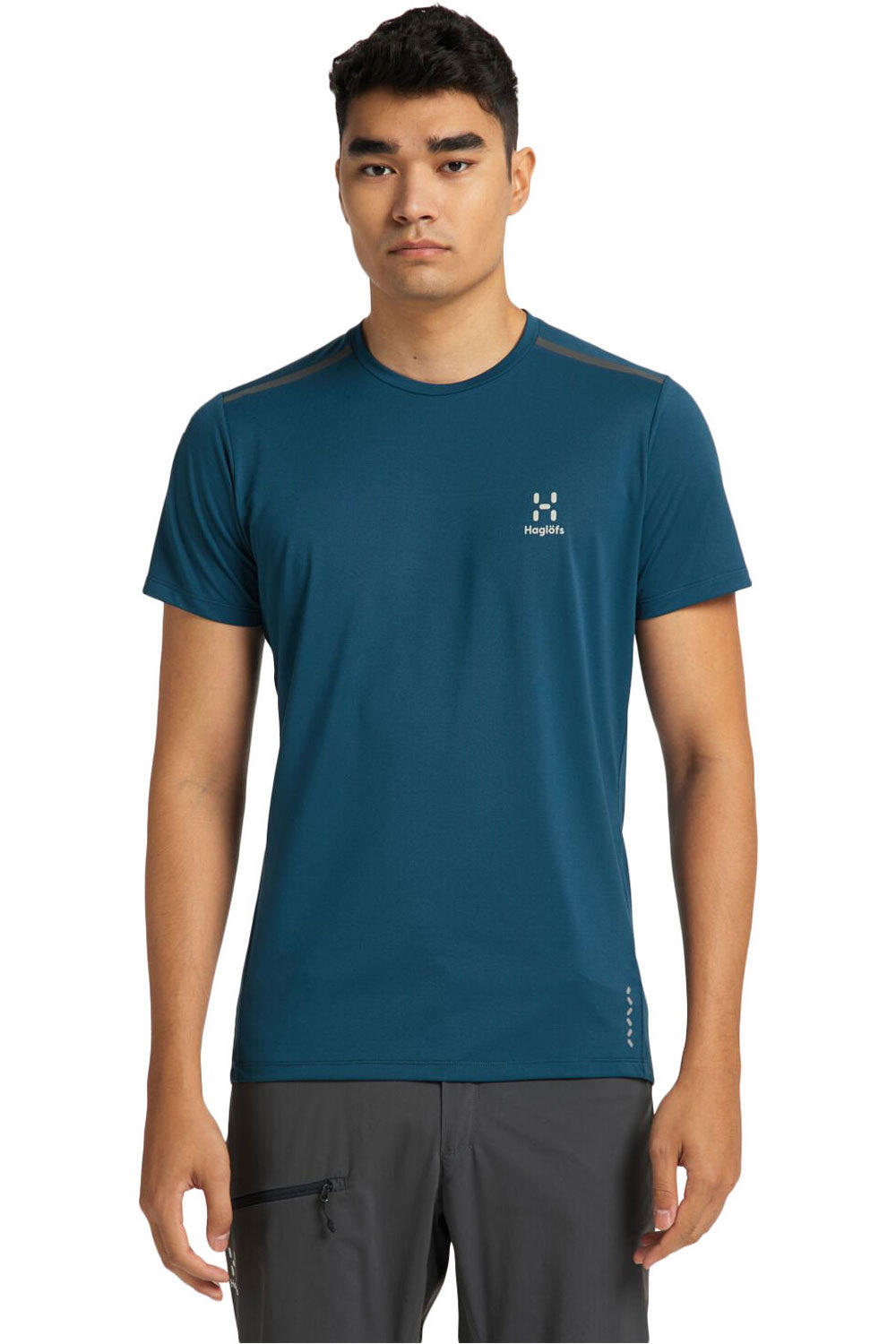 Haglofs camiseta montaña manga corta hombre L.I.M Tech Tee Men vista frontal