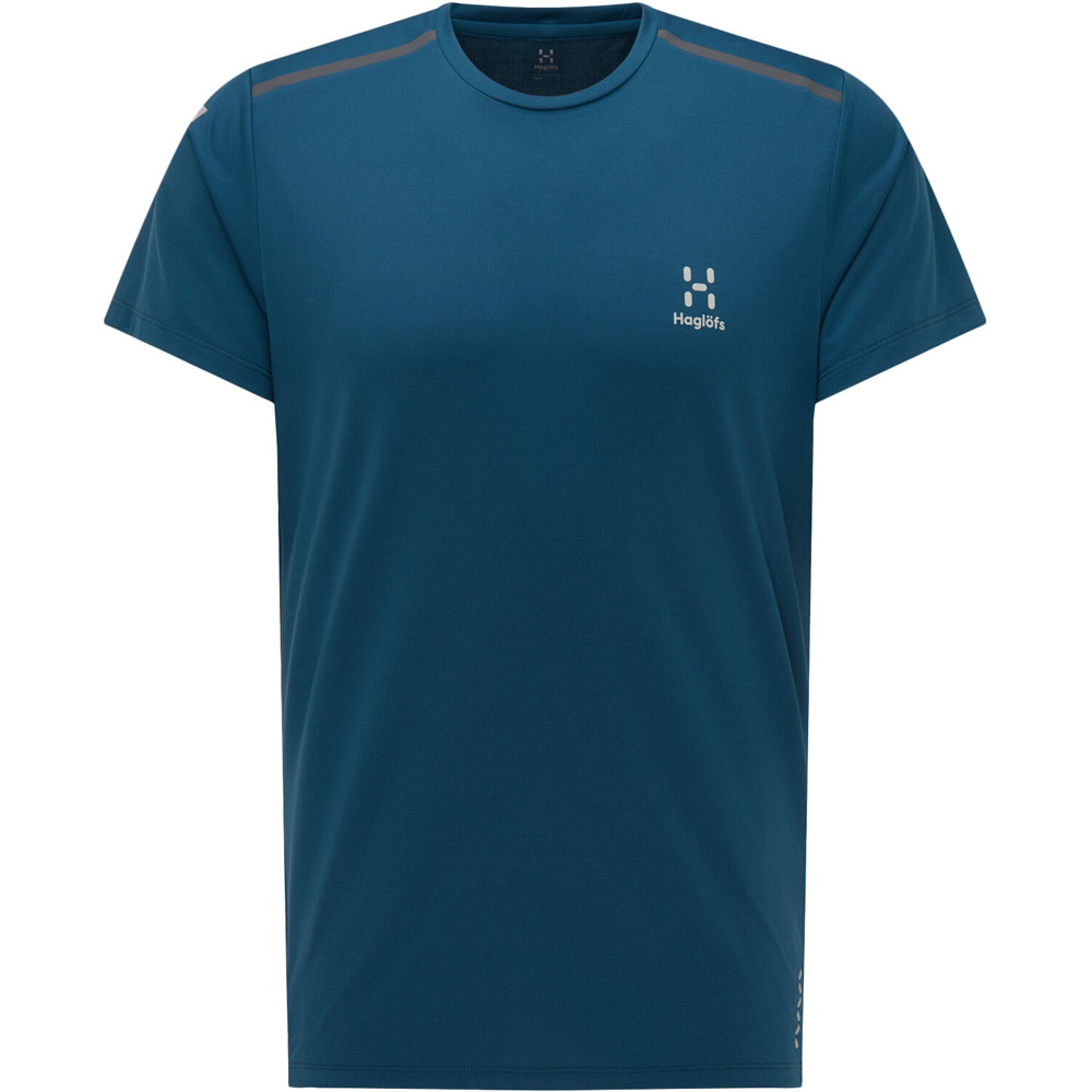 Haglofs camiseta montaña manga corta hombre L.I.M Tech Tee Men vista detalle