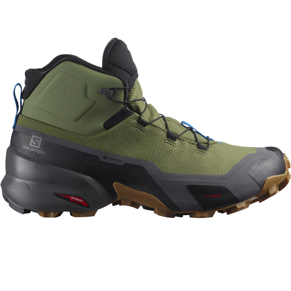 Salomon bota trekking hombre CROSS HIKE MID GTX lateral exterior