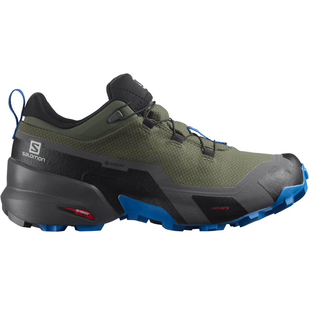 Salomon Cross Hike Gore-tex verde zapatillas trekking hombre