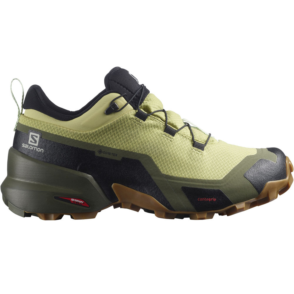 Salomon zapatilla trekking mujer CROSS HIKE GTX W lateral exterior