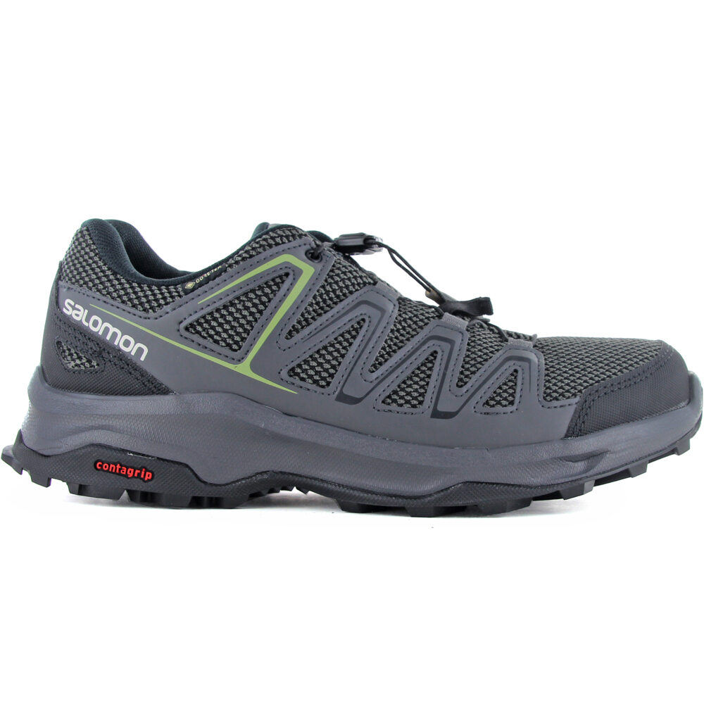 Custer gore-tex zapatilla trekking hombre Negro (42 2/3)