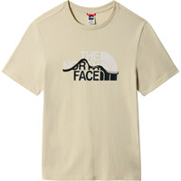The North Face camiseta montaña manga corta hombre M S/S MOUNTAIN LINE TEE - EU vista frontal