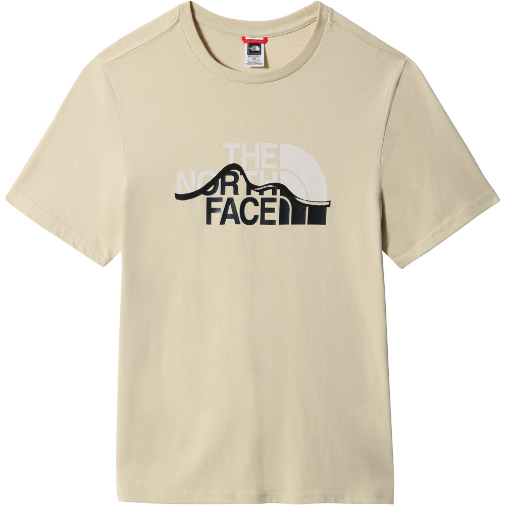 The North Face camiseta montaña manga corta hombre M S/S MOUNTAIN LINE TEE - EU vista frontal