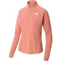 The North Face camiseta montaña manga larga mujer W FLEX II 1/4 ZIP - EU vista frontal