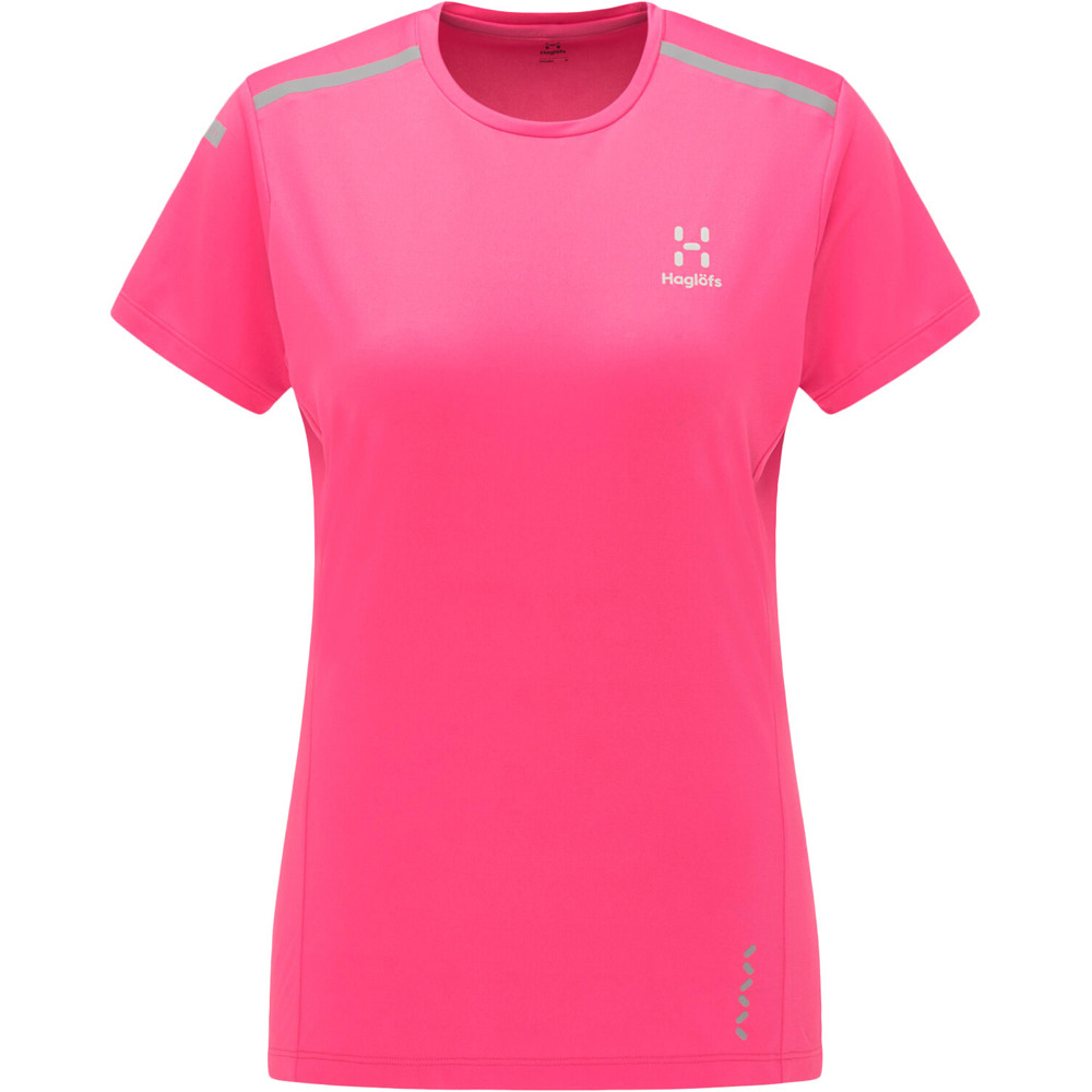 Haglofs camiseta montaña manga corta mujer L.I.M Tech Tee Women vista detalle