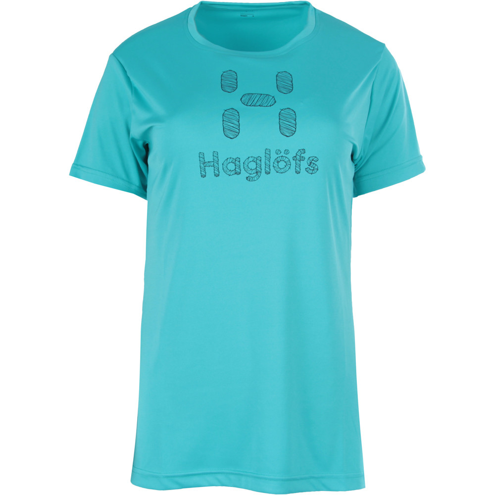 Haglofs camiseta montaña manga corta mujer Glee Tee Women vista frontal