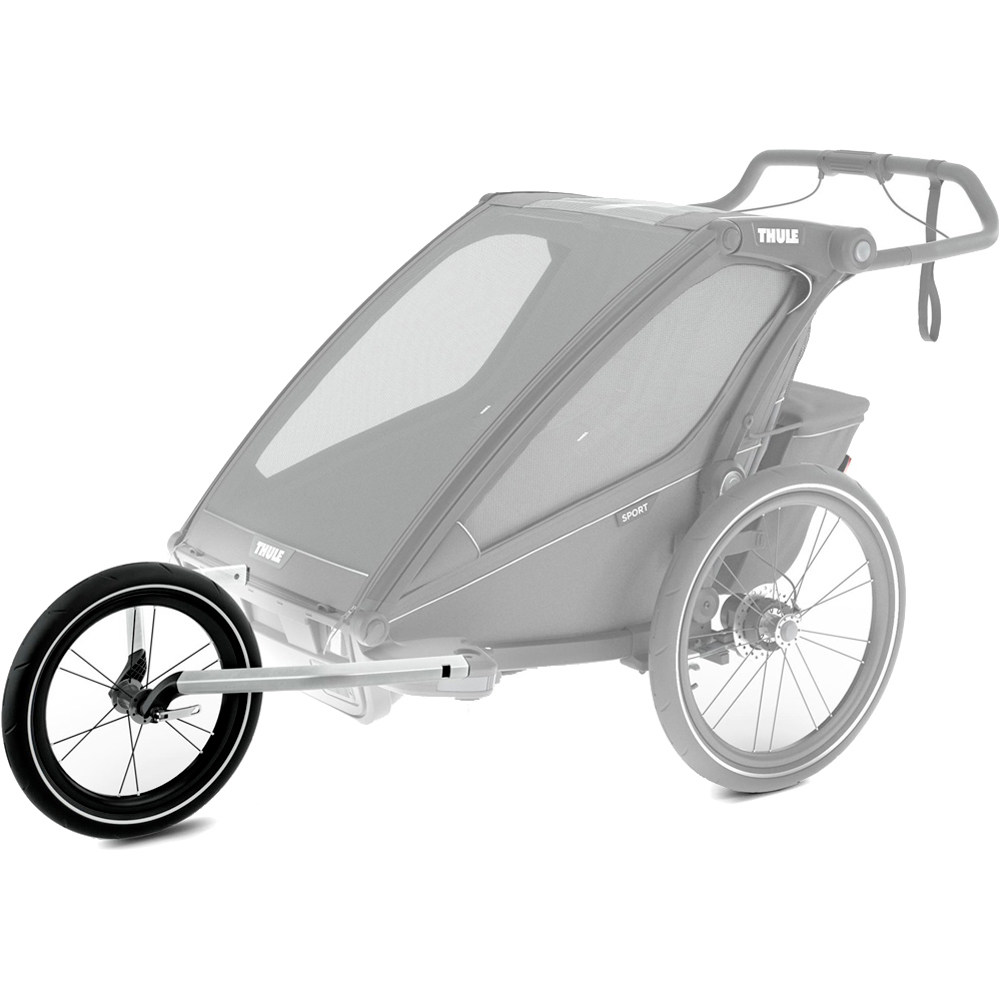 Thule portabebes bicicleta KIT TROTE THULE CARRITO CHARIOT 2 vista frontal