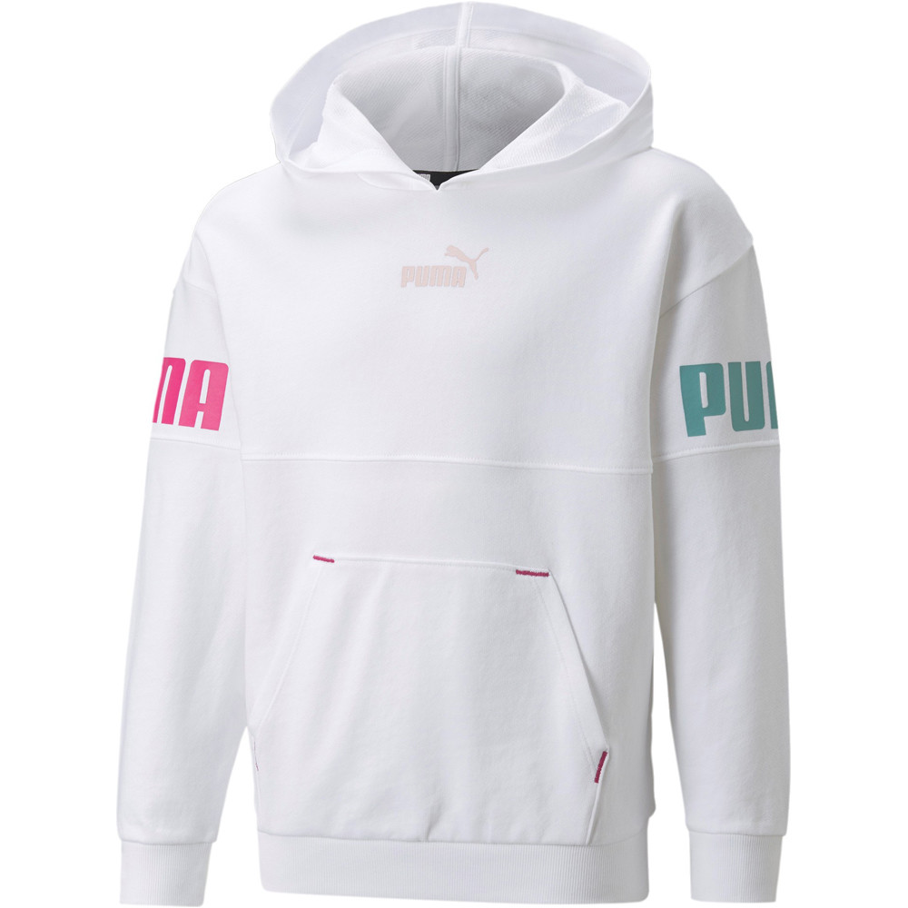 Puma sudadera niña POWER COLORBLOC vista frontal