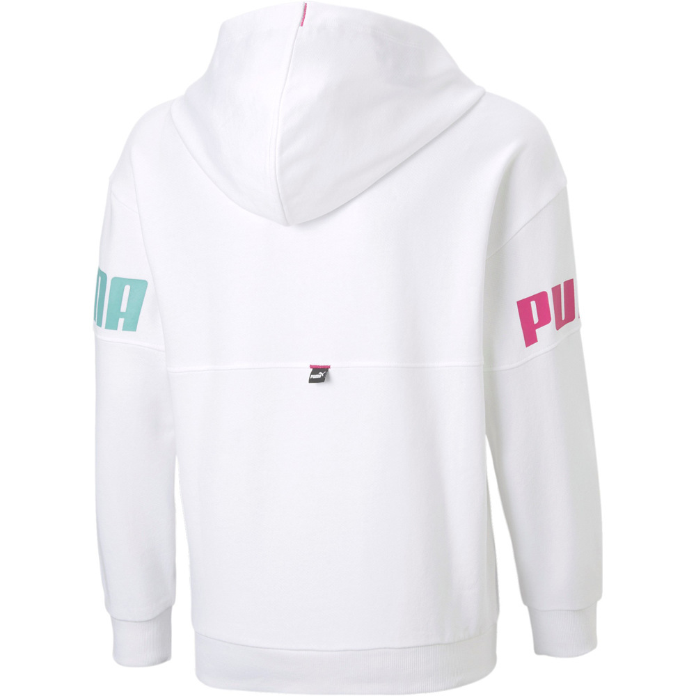 Puma sudadera niña POWER COLORBLOC vista trasera