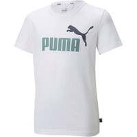 Puma camiseta manga corta niño X_ESS+ 2 COL LOGO TEE vista frontal