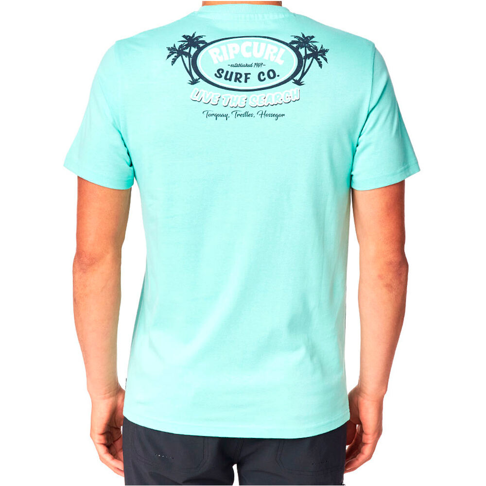 Rip Curl camiseta manga corta hombre F&B TEE vista trasera