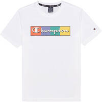 Champion camiseta manga corta hombre fluo Crewneck T-Shirt vista frontal