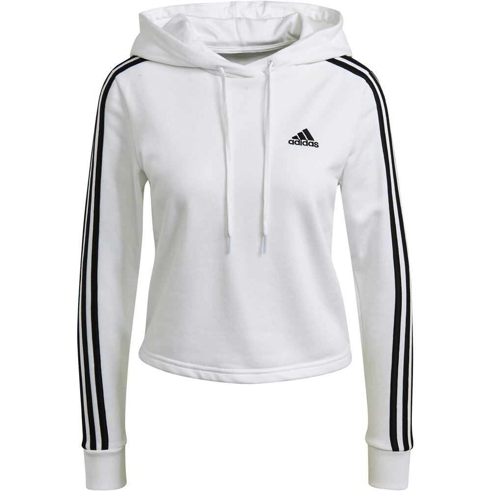 adidas sudadera mujer Essentials Cropped 3 bandas 04