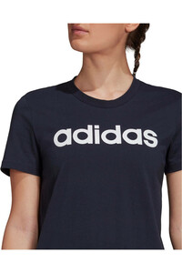 adidas camiseta manga corta mujer LOUNGEWEAR Essentials Slim Logo 03