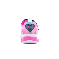 Skechers zapatilla moda niño FLUTTER HEART LIGHTS - SIMPLY vista trasera