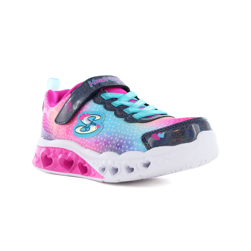 Skechers zapatilla moda niño FLUTTER HEART LIGHTS - SIMPLY vista superior