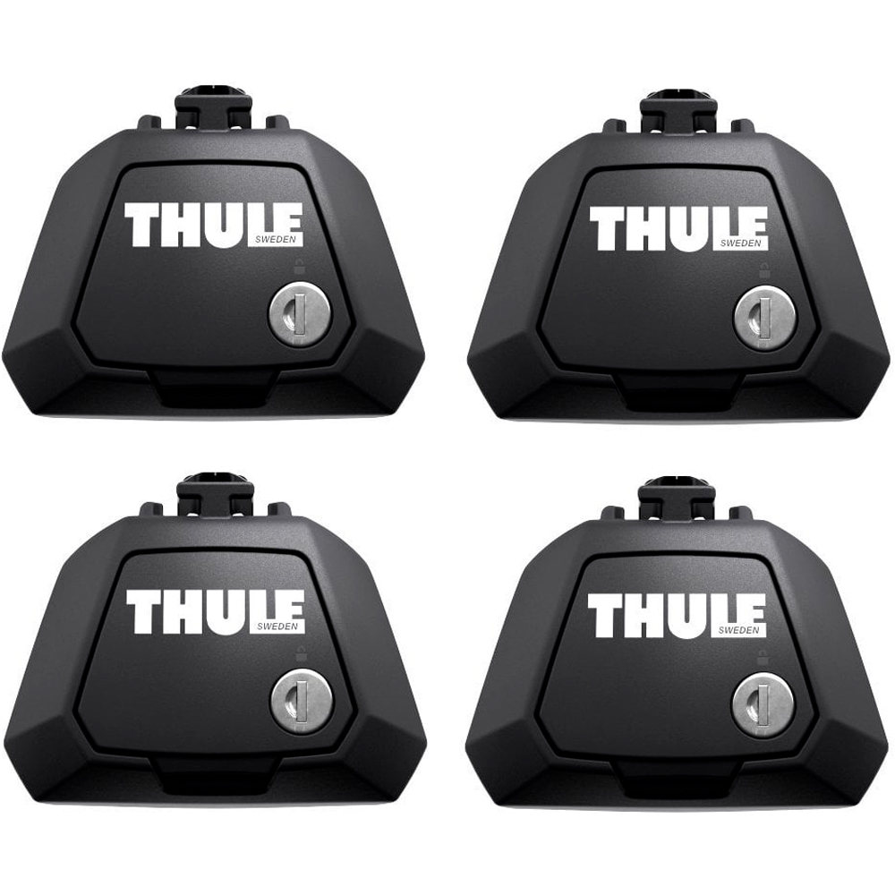 Thule Pies evo raised rail 4 unidades accesorios portabicicletas