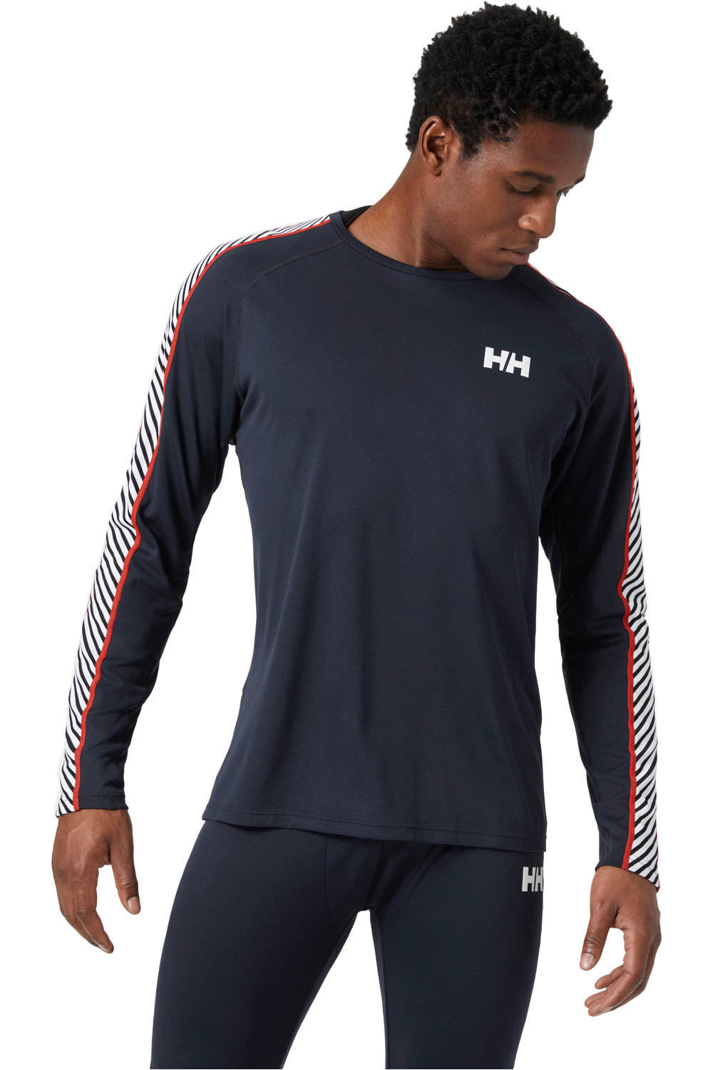 Helly Hansen lifa active stripe camiseta térmica manga larga hombre