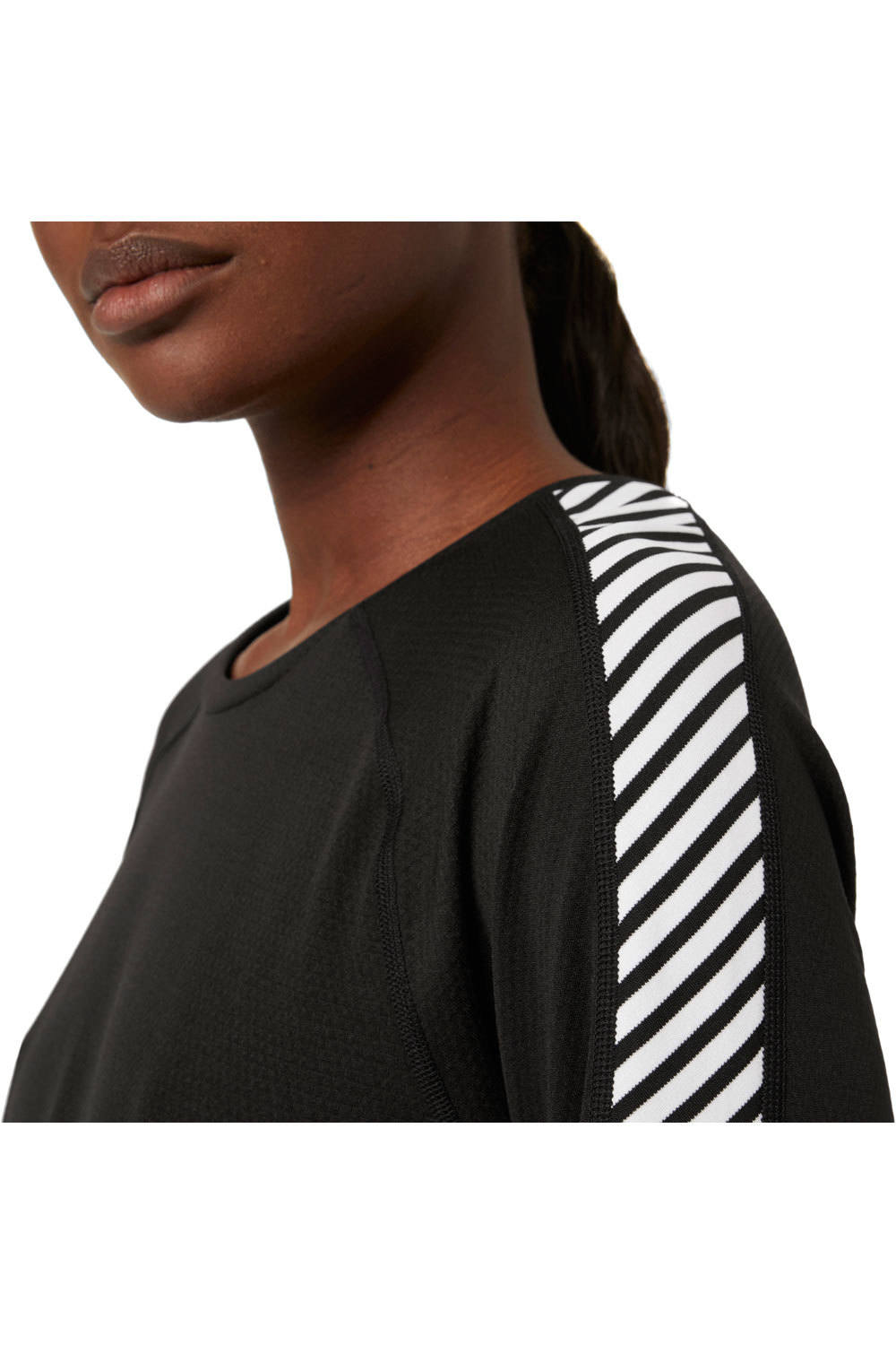 Helly Hansen camiseta térmica manga larga mujer W LIFA ACTIVE STRIPE CREW vista detalle