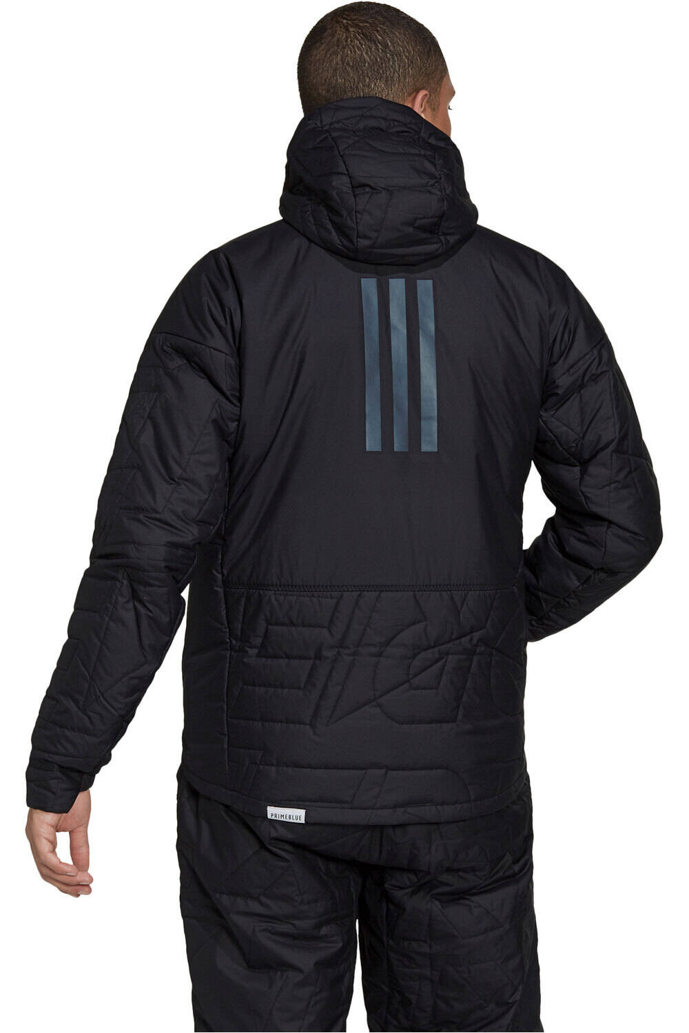 adidas chaqueta outdoor hombre Terrex MYSHELTER PrimaLoft acolchada con capucha vista trasera