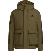 adidas chaqueta outdoor hombre Utilitas 3 bandas Unisex con capucha 05