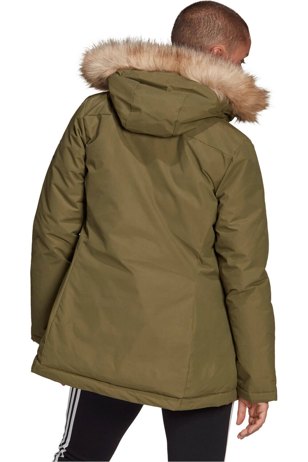 adidas chaquetas mujer Utilitas con capucha vista trasera