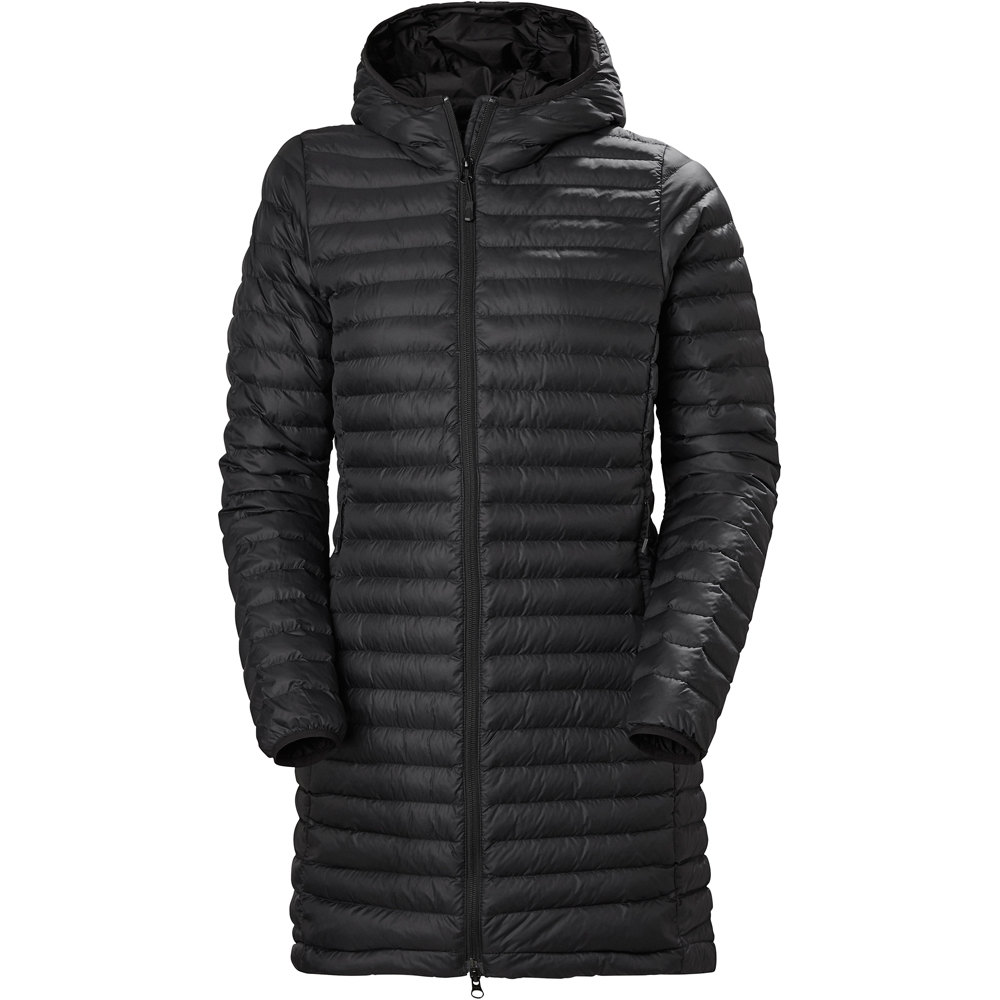 Sirdal long insulator chaqueta outdoor mujer Negro (XS)
