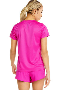 Puma camiseta entrenamiento manga corta mujer RUN FAVORITE SS TEE vista trasera