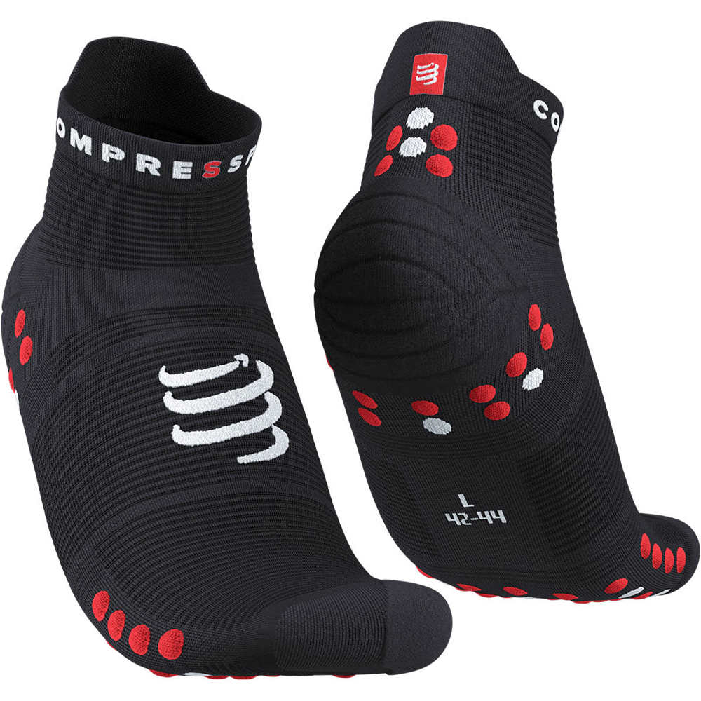 Compressport calcetines running PRO RACING SOCKS V4.0 RUN LOW vista frontal