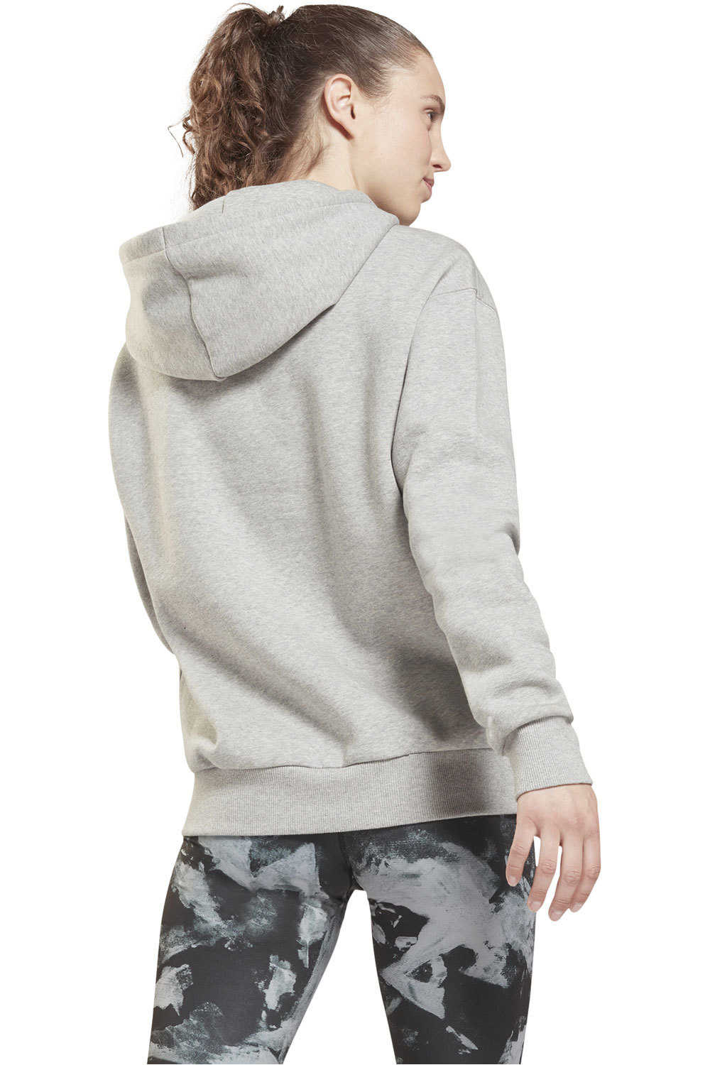 Reebok sudaderas deportivas mujer RI BL Fleece Hoody vista trasera