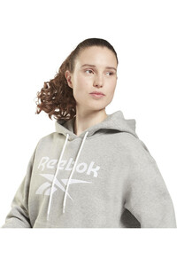 Reebok sudaderas deportivas mujer RI BL Fleece Hoody vista detalle