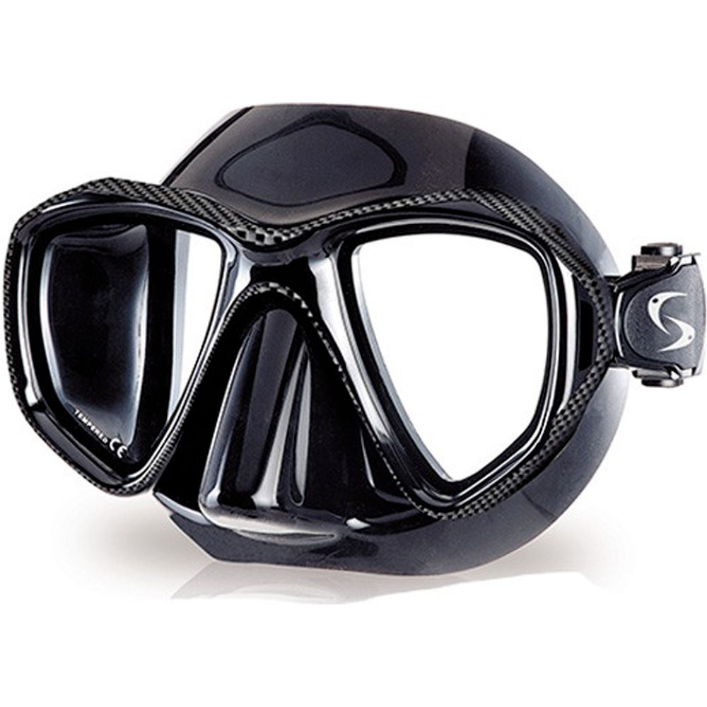 Spetton Mascara Silicona Negra T-CARBONO silicona negra, marco carbono vista frontal