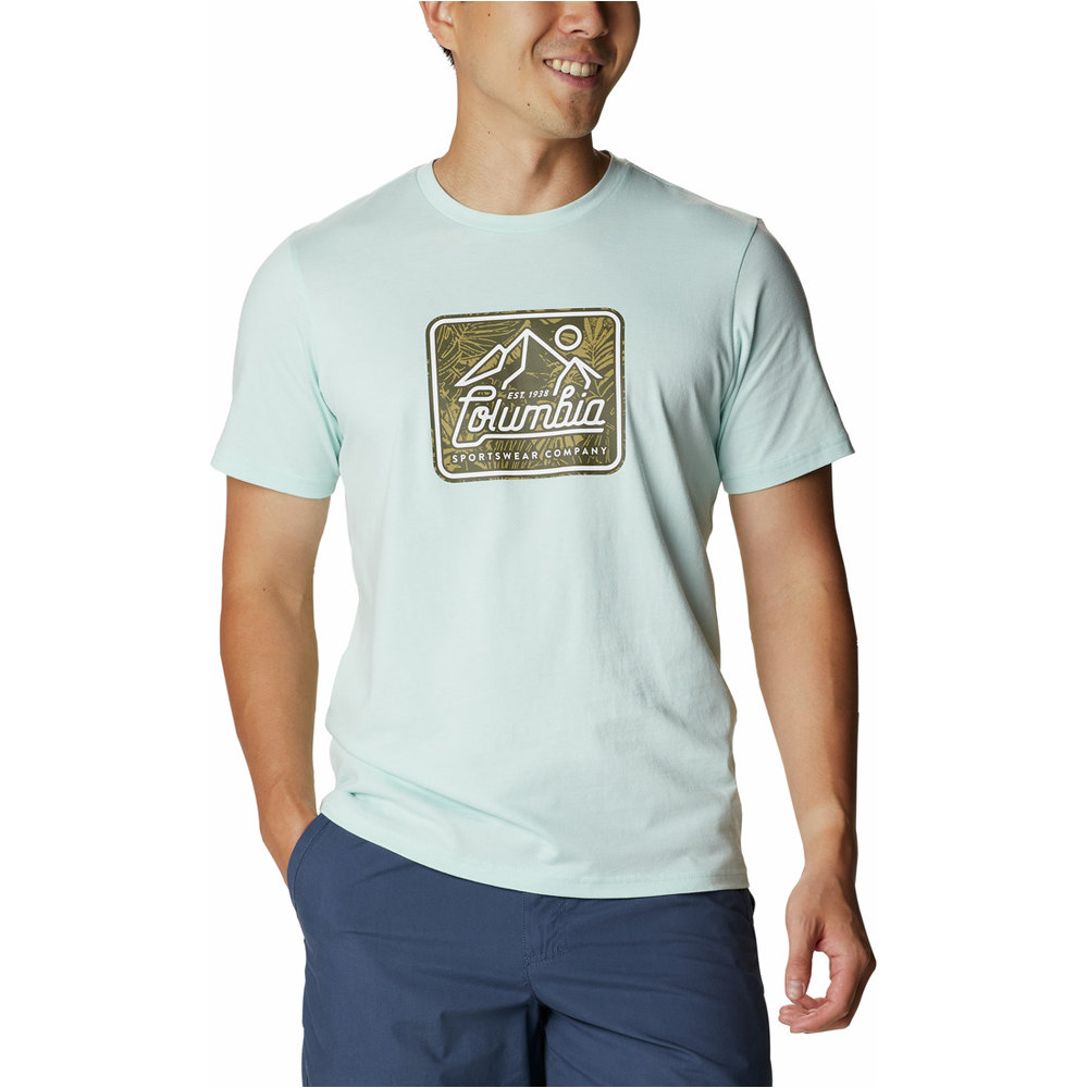 Rapid ridge camiseta montaña manga corta hombre Verde (XL)