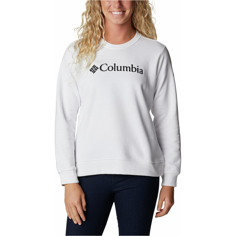 Columbia Sudaderas Montaña Mujer Columbia Logo Crew vista frontal