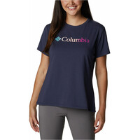 Columbia camiseta montaña manga corta mujer Sun Trek SS Graphic Tee vista frontal