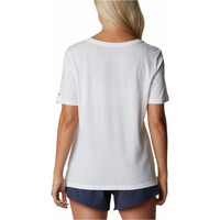 Columbia camiseta montaña manga corta mujer Bluebird Day Relaxed V Neck vista trasera