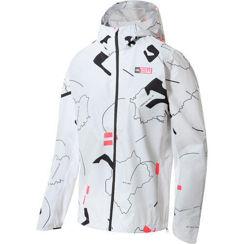 autoridad tetraedro estático The North Face W Printed First Dawn Packable Jacket blanco chubasquero  running mujer | Forum Sport