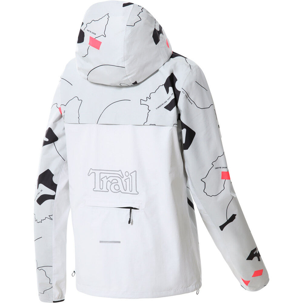 The North Face CHAQUETA TRAIL RUNNING MUJER W PRINTED FIRST DAWN PACKABLE JACKET vista trasera