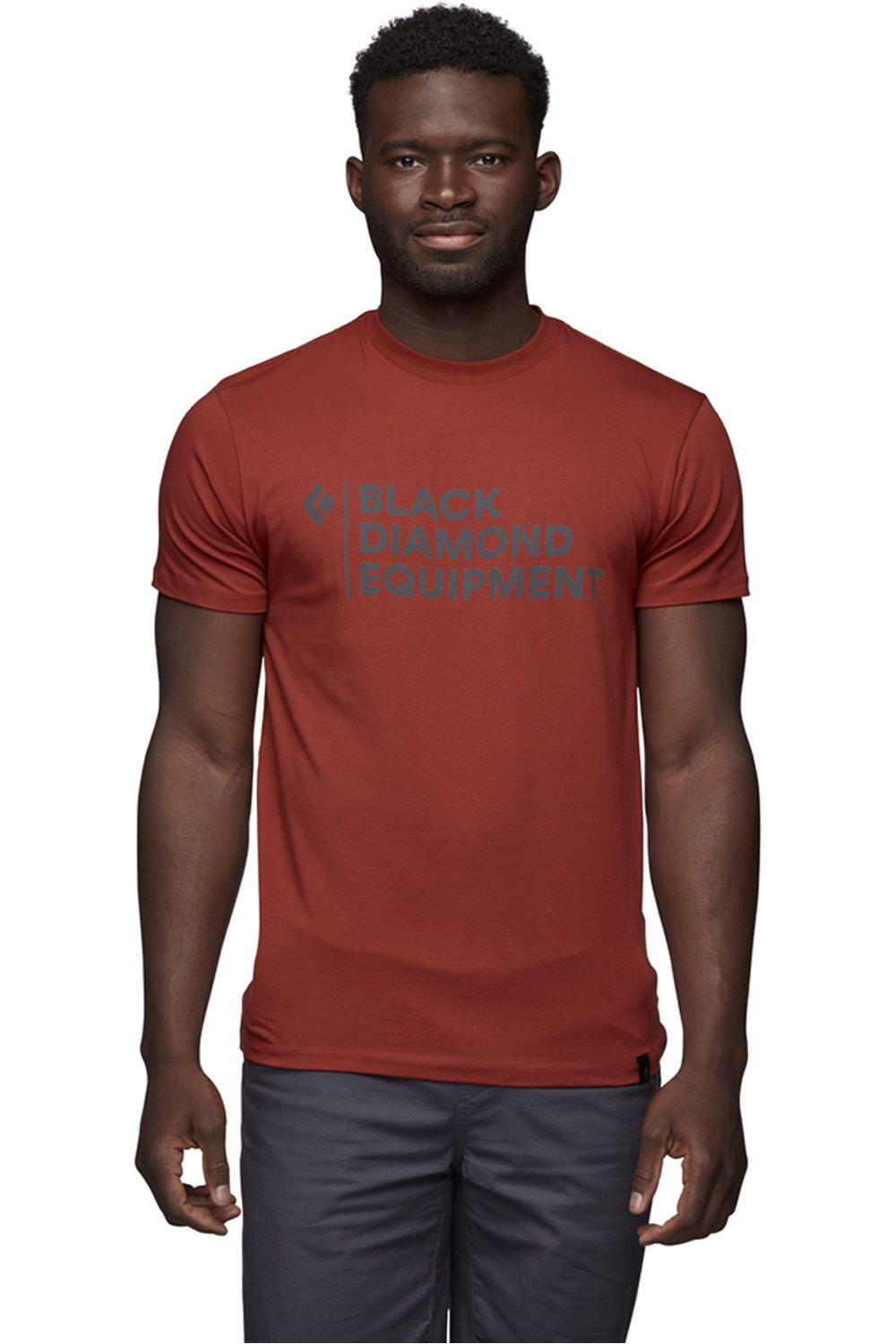 Black Diamond stacked lowgo camiseta montaña manga corta hombre