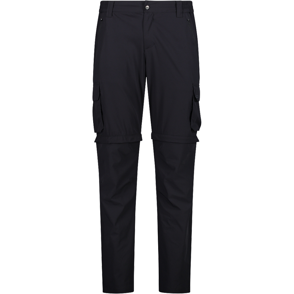 Man zip off pant pantalón montaña hombre Negro (58)