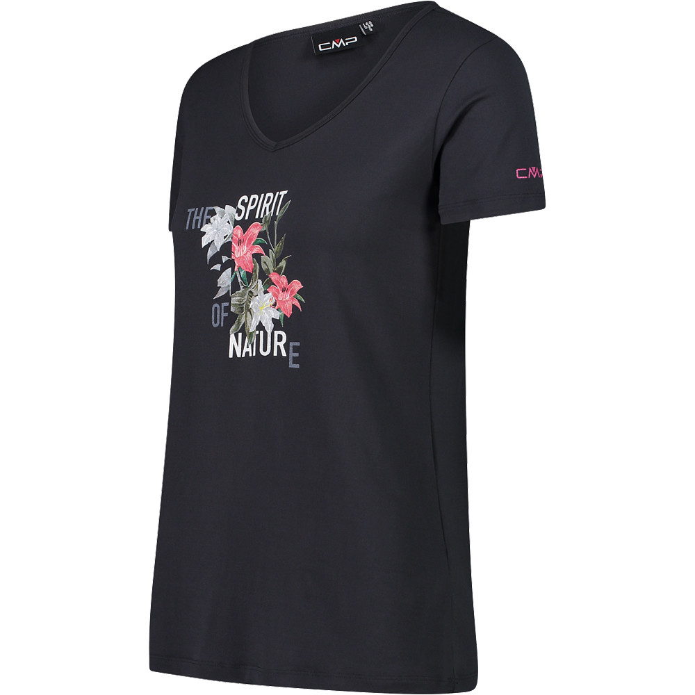 Cmp camiseta montaña manga corta mujer WOMAN T-SHIRT vista detalle