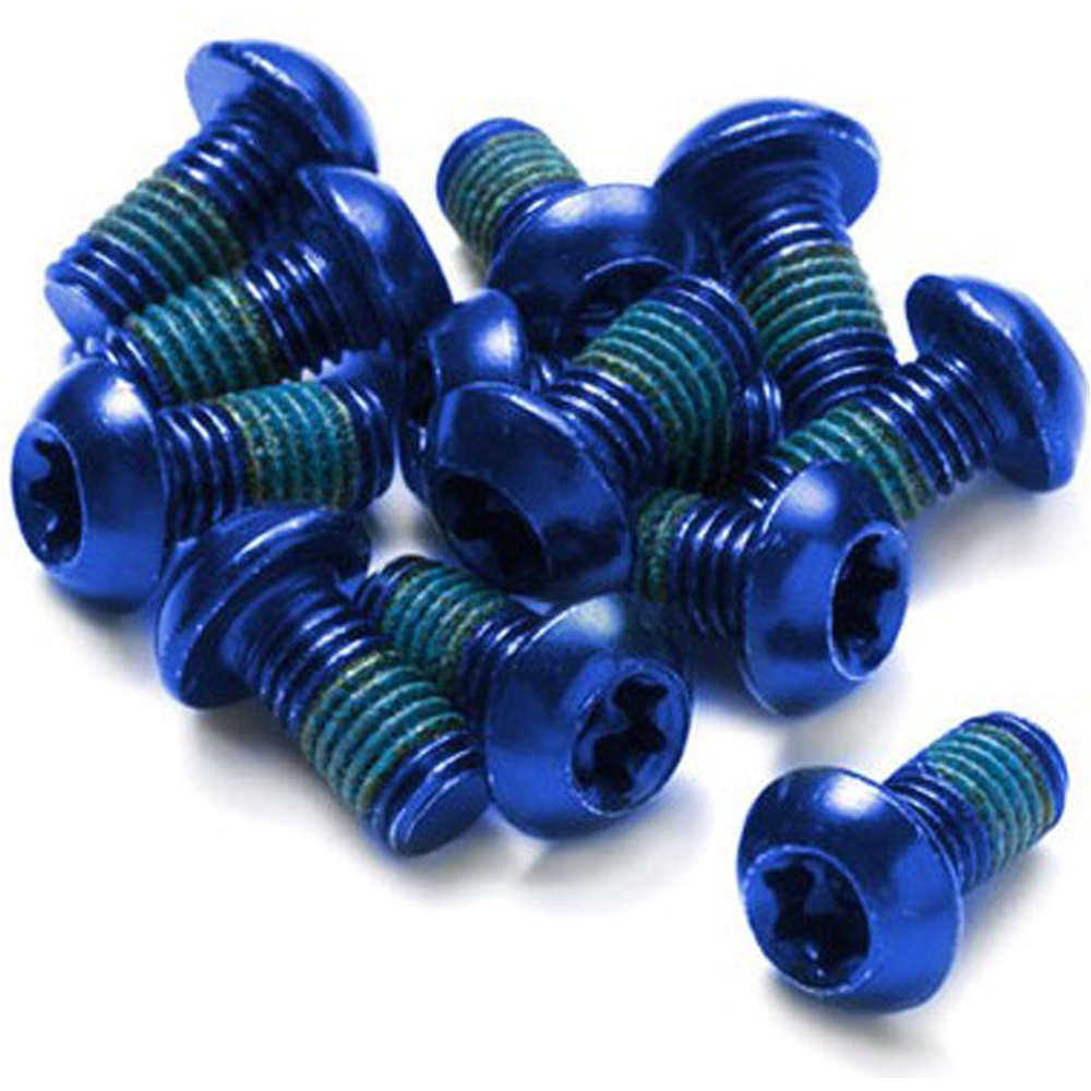 Disc rotor bolt set - 12 pcs pastillas discos y accesorios freno Azul (UNICA)